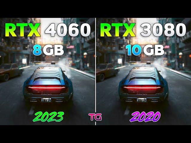 RTX 4060 vs RTX 3080 - Test in 8 Games | DLSS3