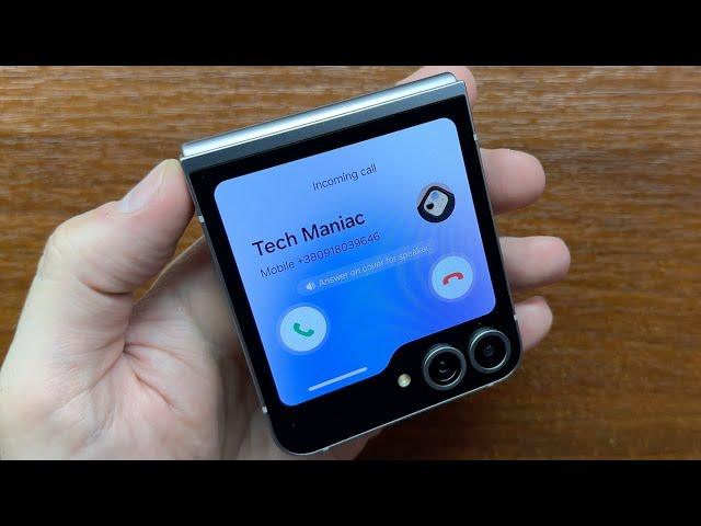 Samsung Galaxy Z Flip 6 Silver Shadow Unboxing, Incoming Call, Timer, Alarm Alerts, Boot Animation