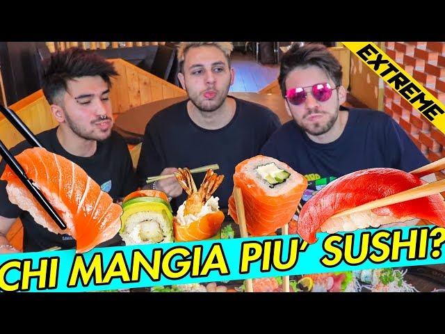 SUSHI EXTREME CHALLENGE  CHI PERDE PULISCE IL CESSO! | Matt & Bise ft. Amedeo Preziosi