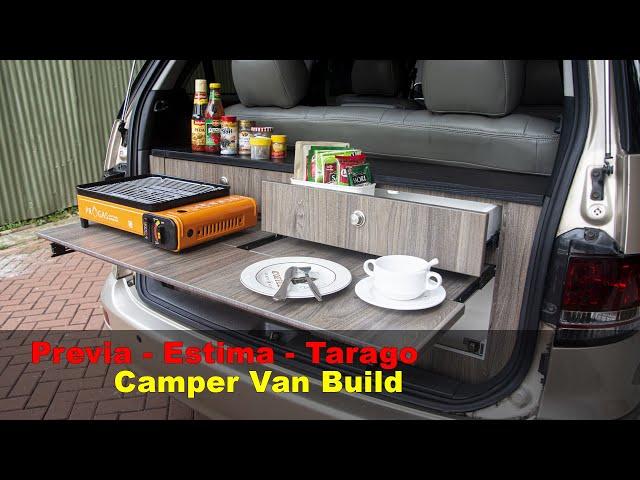 Previa-Estima-Tarago Camper Van Build (RV-Motorhome) membangun camper van - CVI