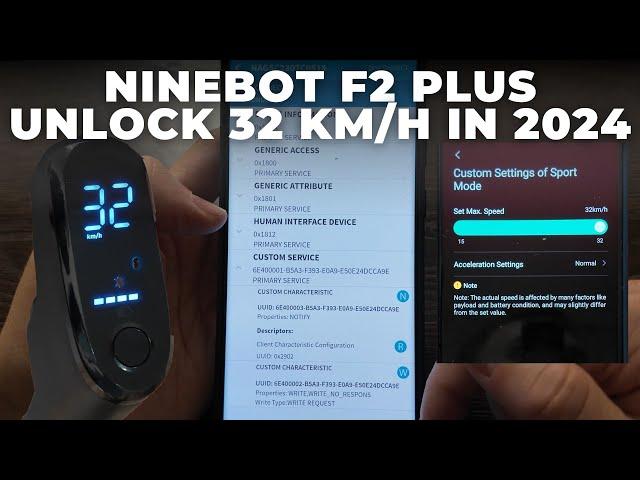  Ninebot 32 km/h Speed Hack! Unlock the Speed on Ninebot F2/MAX G30/MAX G2/E2 Pro/ZT3 Pro/GT 3 Pro