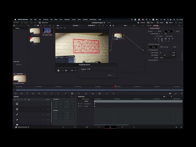 Как Вставить Картинку Или Видео на Стену За Полторы Минуты в DaVinci Resolve