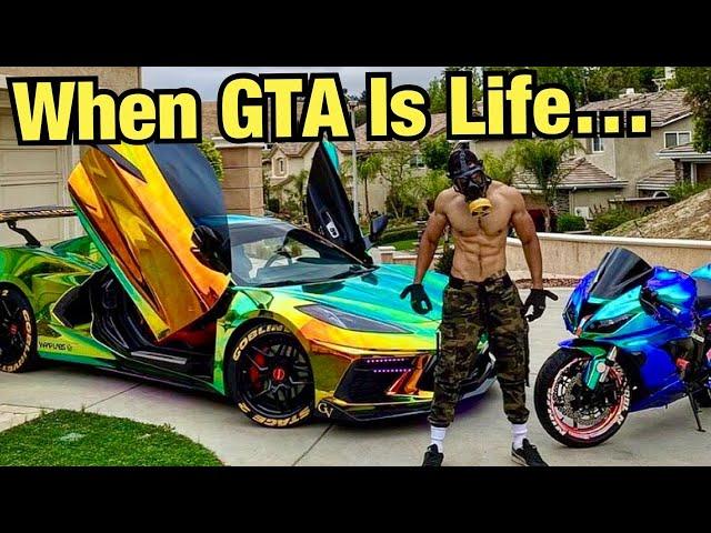 Grown Man Thinks He Lives In GTA 5 - POSER POLICE