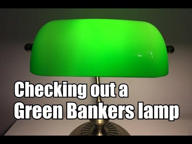 Quick look at a typical Bankers Lamp