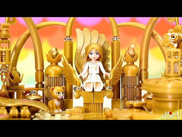 Glitter and be gold  Building using only gold Lego pieces - build challenge