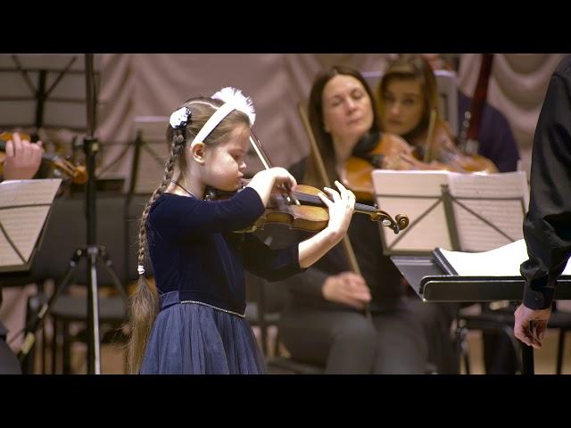 Маргарита Почебут.7 лет, Зейц Концерт №3. Margarita Pochebut.7yers old, Seitz Concerto N3