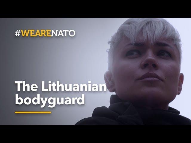 On the job with Lithuanian bodyguard Simona - #WeAreNATO