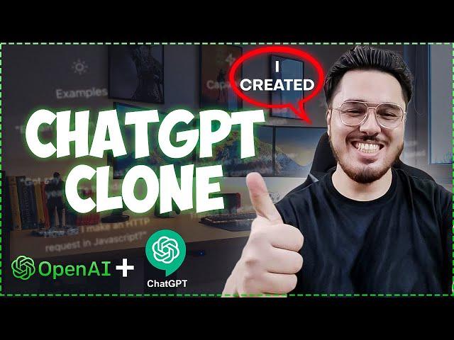 ChatGPT Clone using OpenAI, Flask, HTML, TailwindCSS, & MongoDB (Amazing Frontend Project) 