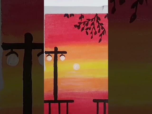 Oil pastel drawing easy #drawing #shorts #Crafter.Anjali.