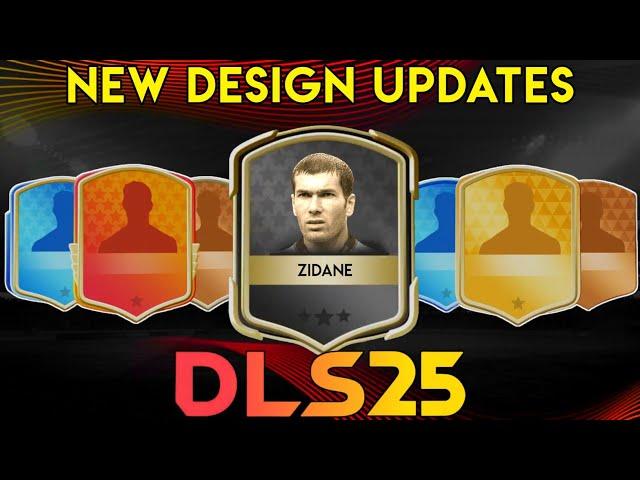 DLS 25 AMAZING UPDATES!  | NEW CARD DESIGNS + ICONS | DREAM LEAGUE SOCCER 2025