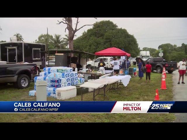 Port Salerno community provides food to storm victims