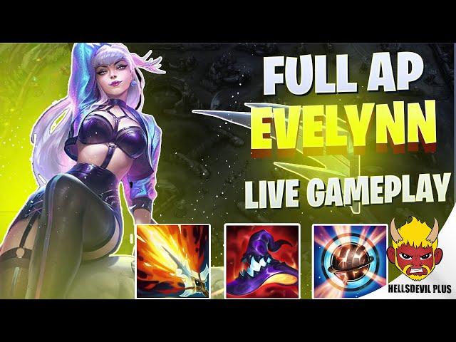 FULL AP EVELYNN IS BACK? - Wild Rift HellsDevil Plus Gameplay