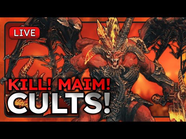 Skarbrand the Cult Enjoyer Legendary livestream - Total war Warhammer 3