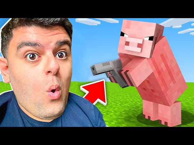 Minecraft მაგრამ მობები შეიარაღებულია!