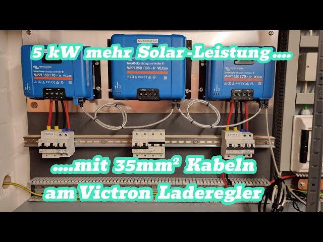 Umbau: 5kW mehr Solar Power im Inselkeller  Victron / MPPT / Cerbo GX / MultiPlus / LiFePo4 #diy