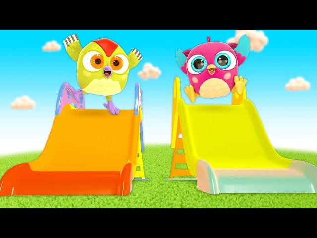 Hop Hop the Owl cartoon & baby cartoons. Toys for babies. Learning videos for babies.