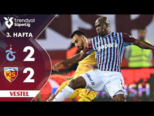 Vestel | Trabzonspor (2-2) Kayserispor - Highlights/Özet | Trendyol Süper Lig - 2024/25