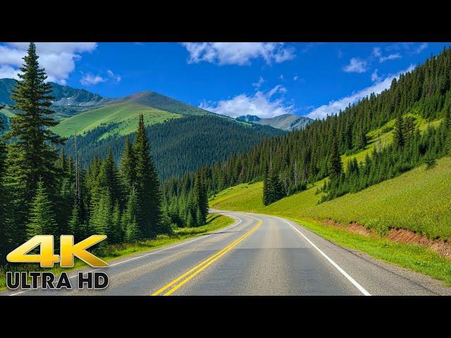 2 Hours of Montana Mountain Scenic Driving to Idaho 4K