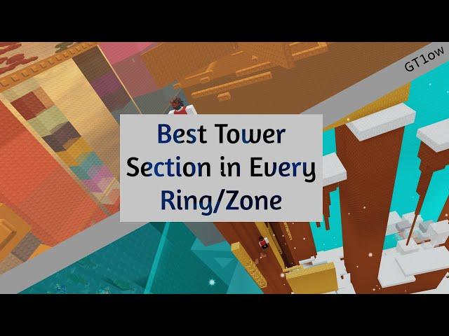 JToH - Best tower section in every ring/zone