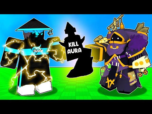 So I got KILL AURA with WREN KIT in Roblox Bedwars..