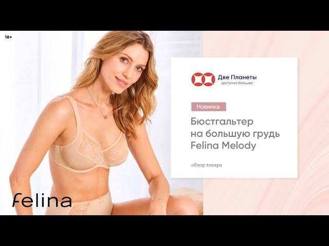 Бюстгальтер Фелина Melody с широкими бретелями, большие размеры чашки до F, G – купить