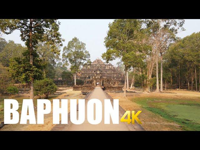 Baphuon Temple, Angkor walking tour 4k 60fps