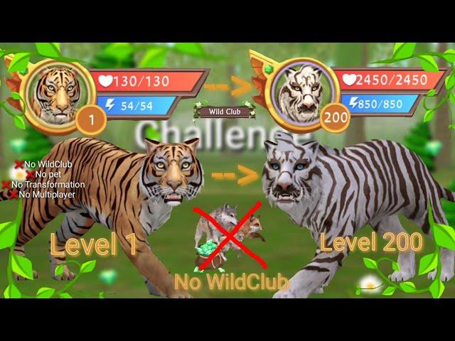 WildCraft Level 1-200 Tiger ||Challenge||No WildClub