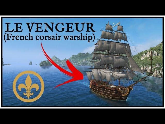 Assassin's Creed 4 overhaul MOD | "Corsaire du Roy" | NAVAL & BOARDING combat aboard LE VENGEUR