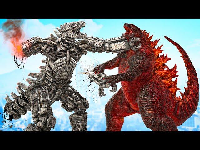 GODZILLA 2021 VS MECHAGODZILLA! Garry's Mod Sandbox!