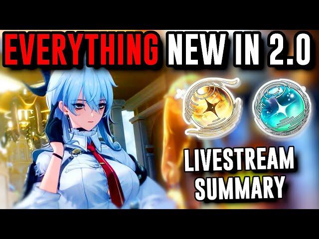 EVERY NEW FEATURE ANNOUNCED IN WUWA 2.0 ! Condensed Livestream Wuthering Waves