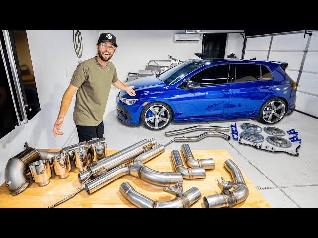 The Best MK8 Golf R Exhaust! Milltek Turboback, 034 Brake & Rear Sway Bar Upgrade