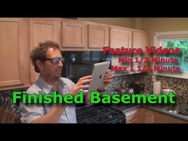 Video FSBO HowTo Feature Basement Finished