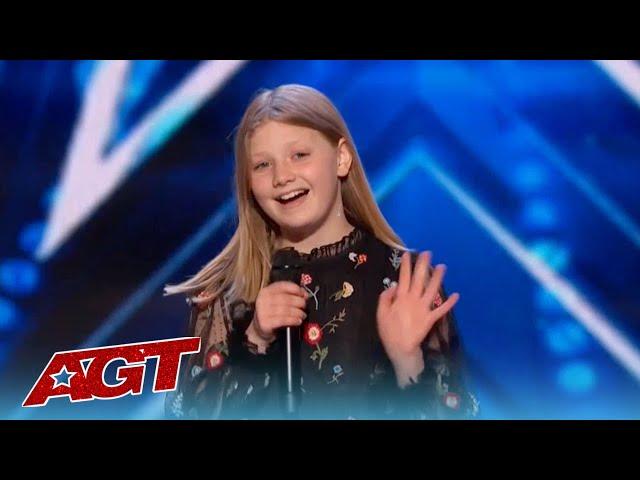 SHOCK! Watch What Happens When Cute 10-Year-Old Harper Opens Her Mouth On Americas Got Talent