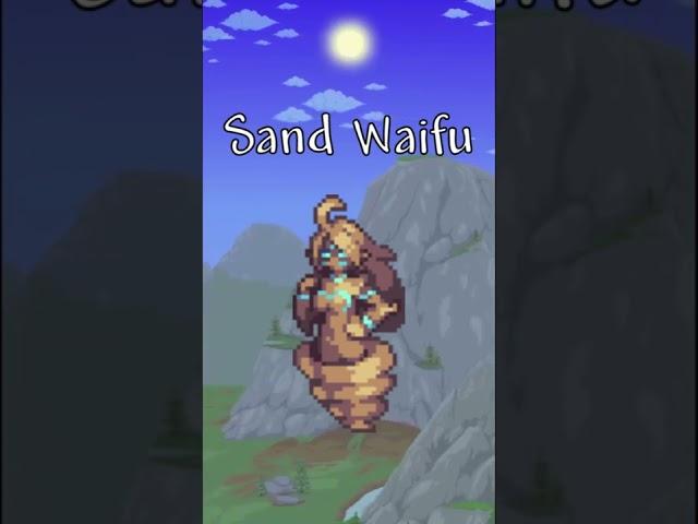 The terraria CALAMITY mod has WAIFU'S? #Shorts