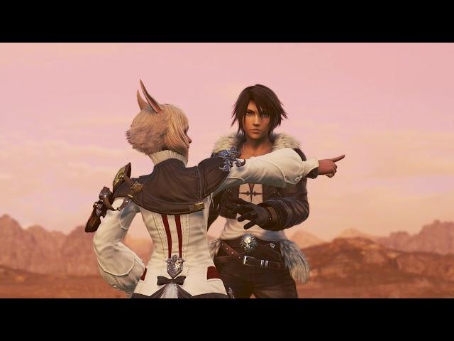 Dissidia Final Fantasy Nt - Squall meets Y'shtola