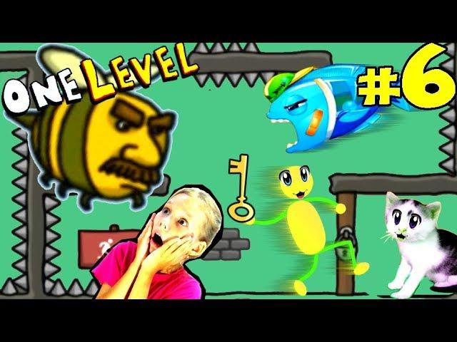 HOW to ESCAPE FROM PRISON in the game One LEVEL 2 Anuka let's Fish Eat Fish Dad Daughter