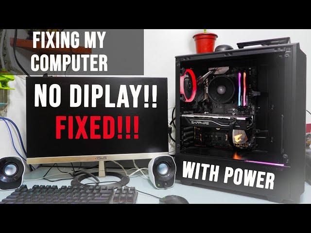 Paano mag Troubleshoot ng With POWER BUT NO DISPLAY Computer! STEP by STEP(FIXED) || RMKV PH