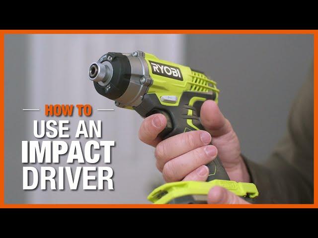 How to Use an Impact Driver | The Home Depot