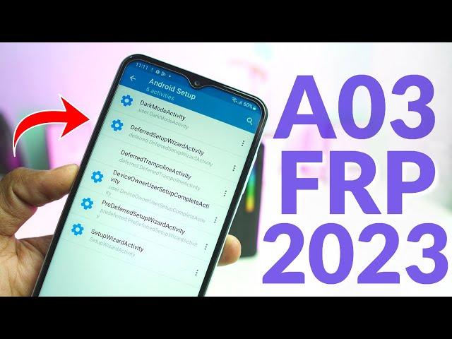 2023 New Solution OUT - Samsung A03 FRP Bypass Android 12 Clear Data Not Supported Fix | Without PC