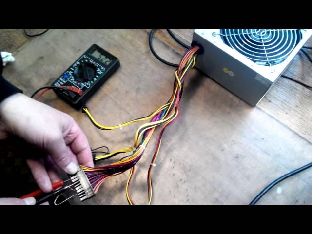 how to check the unit on the power performance of the motherboard without a multimeter