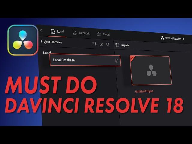 Before you update to DaVinci Resolve 18 Tutorial