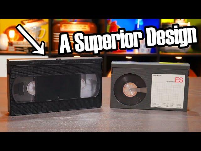 The VHS cassette was more clever than Beta