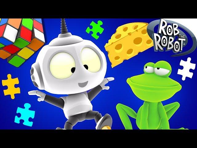 Learn Animals |  Preschool Learning Videos | Rob The Robot