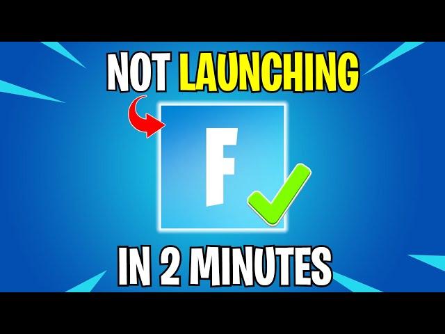 How To Fix Fortnite Not Launching On Pc (Under 2 Mins)