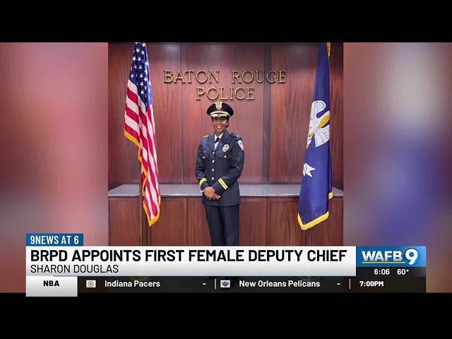 Sharon Douglas breaks barriers as first appointed female deputy chief of Baton Rouge Police Depar...