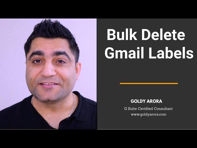 Delete Gmail Labels in bulk with Labels Manager for Gmail mov