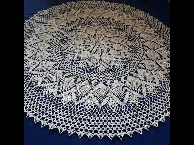 Салфетка крючком "Жозефина"_Doily crochet "Josephine"_Часть 1 #салфетка #салфеткакрючком