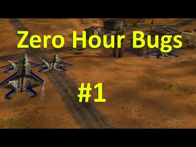 Bugs! Did you know? Part1 "Frozen Planes" [C&C Zero Hour]