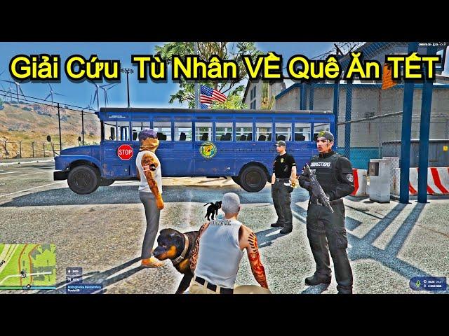 GTA 5 RP #36 Giải Cứu Anh Em Bị Vận Chuyển Ra Nhà Tù Côn Đảo Và Cái Kết Có Được VỀ QUÊ ĂN TẾT ???