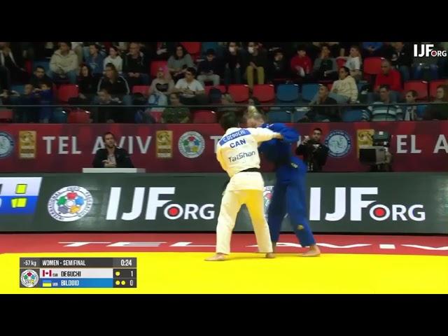 Hansoku-make. Waki-gatame. Grand Slam Tel-Aviv 2023. DEGUCHI  - BILODID